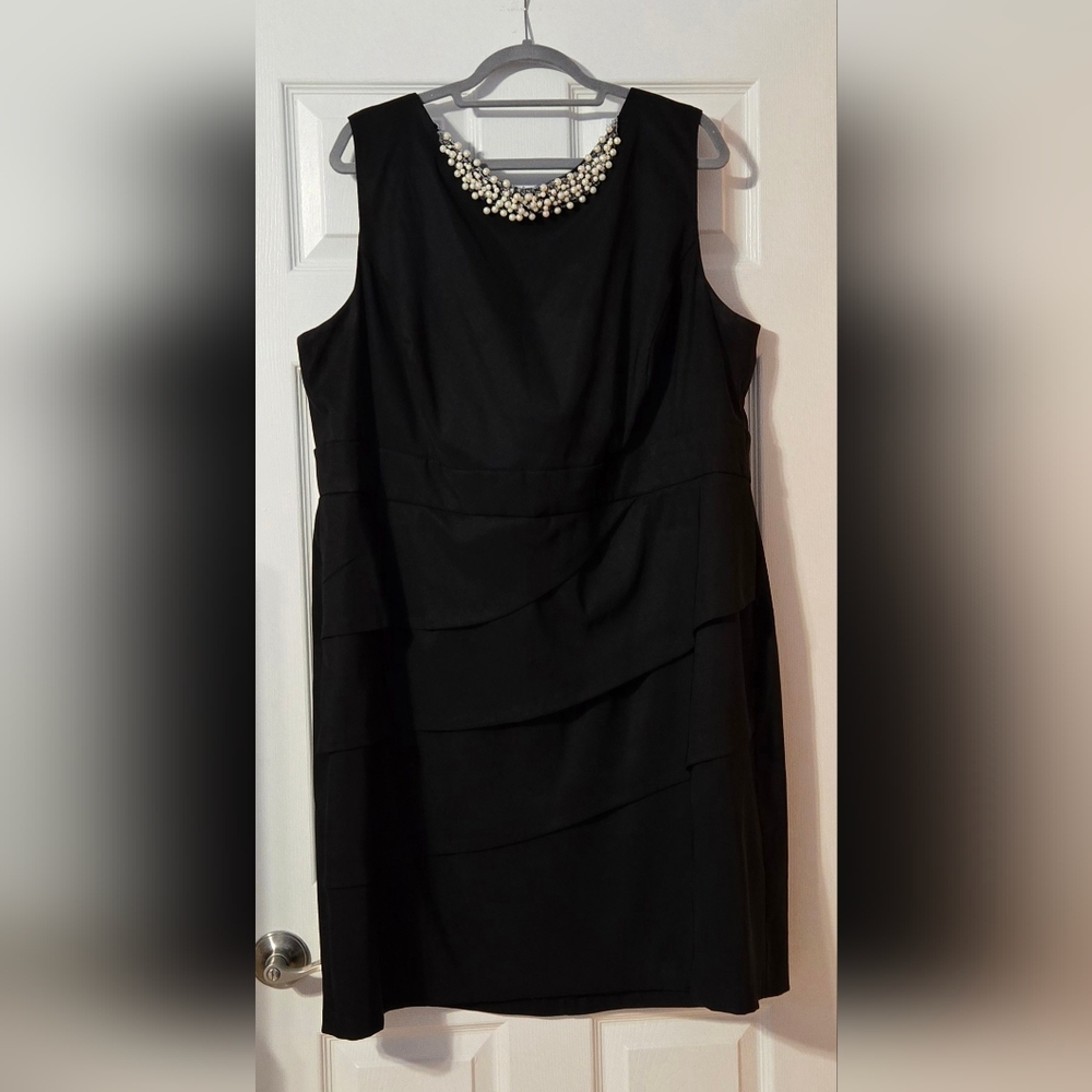 Dress Barn Black Cocktail Dress, Size 24